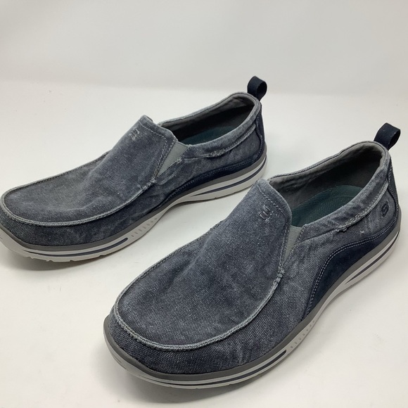 Skechers Blue Relaxed Fit Elected - Drigo Slip On Shoes main image 7